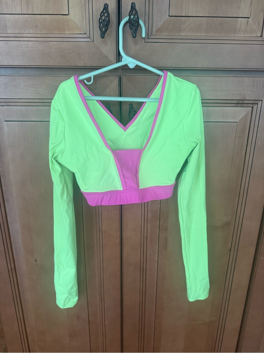 Tiger Friday AXS Brooke Long Sleeve Top Cropped Guava